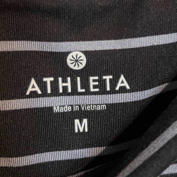 Athleta Striped Leggings Size Medium - Picture 4 of 6